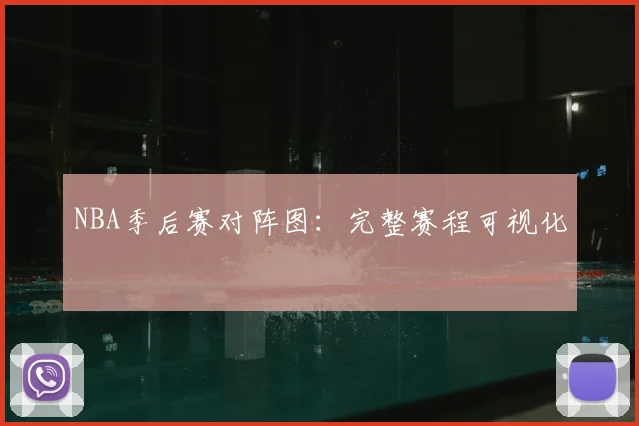 NBA季后赛对阵图：完整赛程可视化